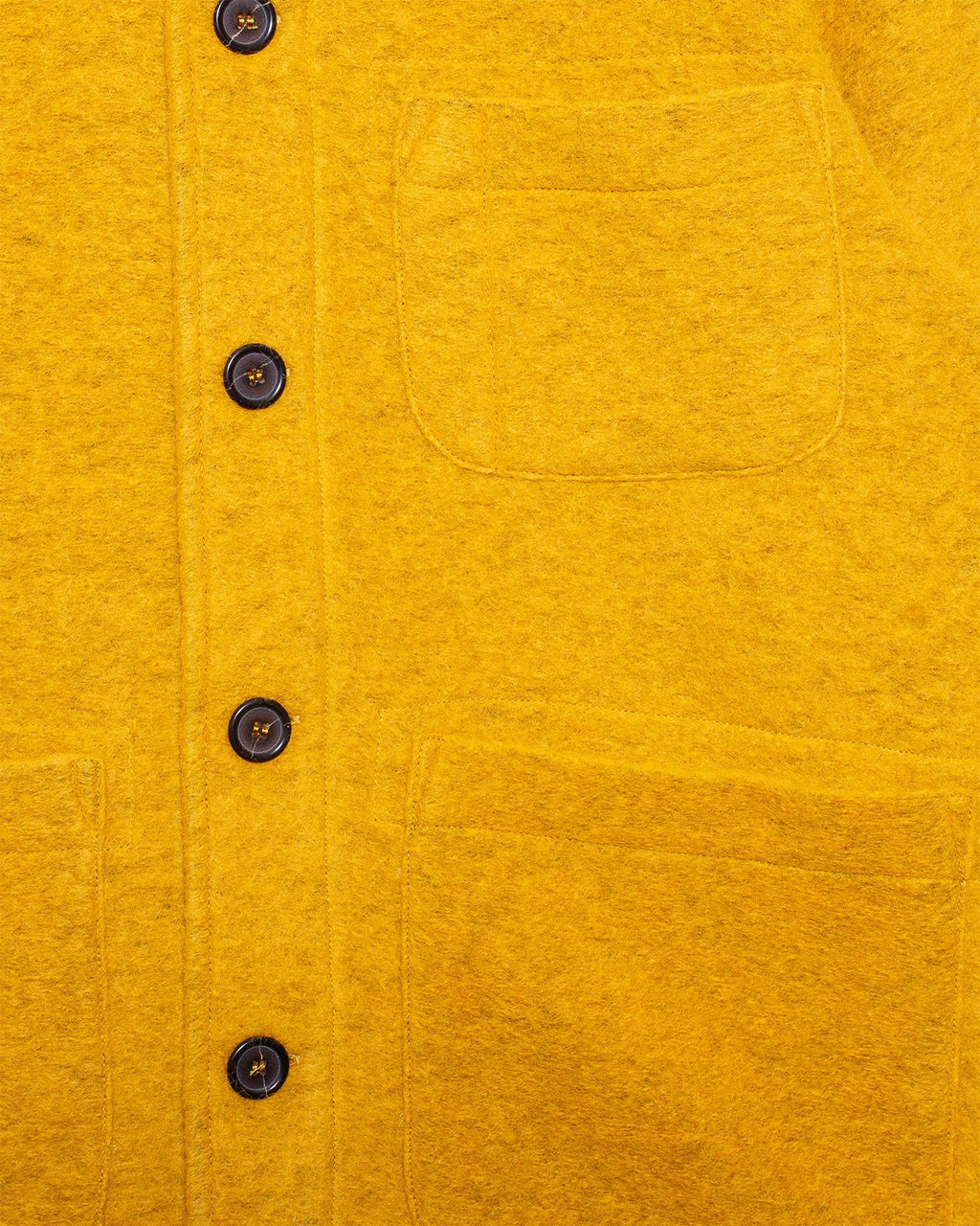 Field Jacket Yellow Wool Fleece