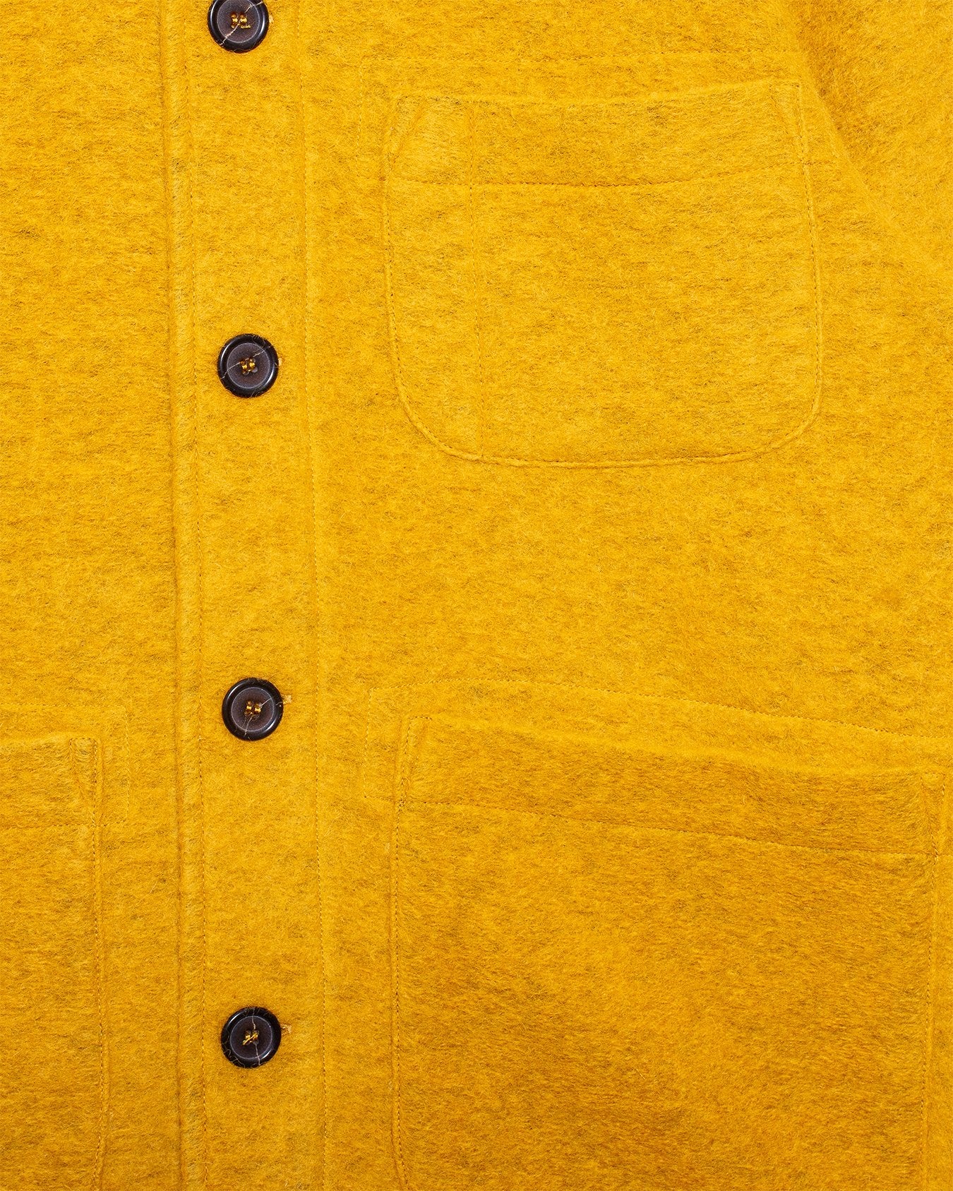 Field Jacket Yellow Wool Fleece