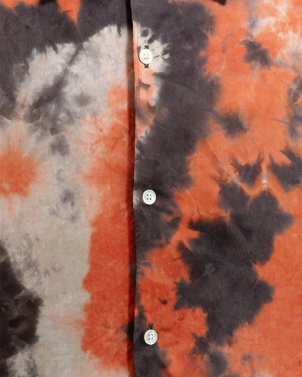 Stereo Tie Dye Shirt - Brown/Orange