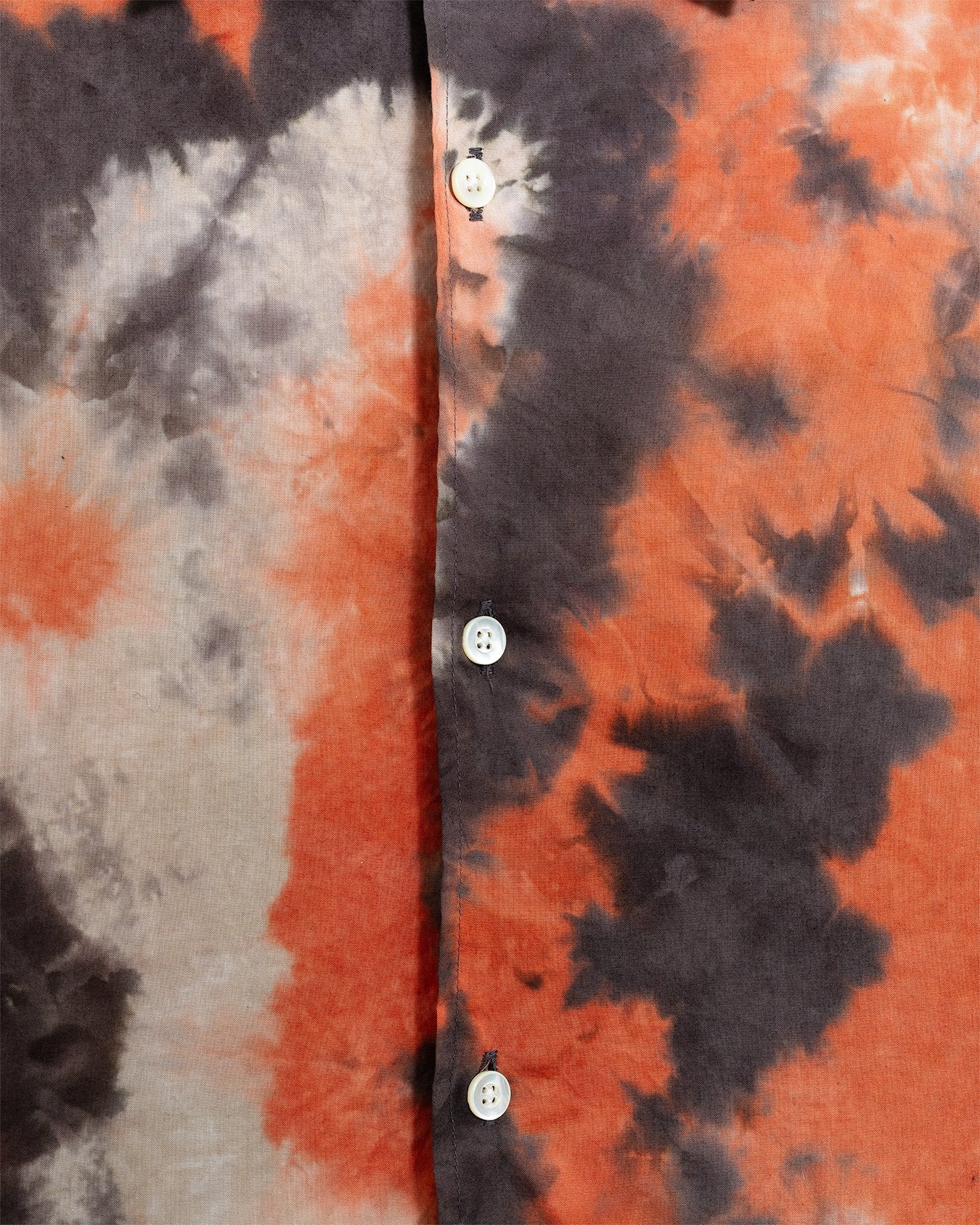 Stereo Tie Dye Shirt - Brown/Orange
