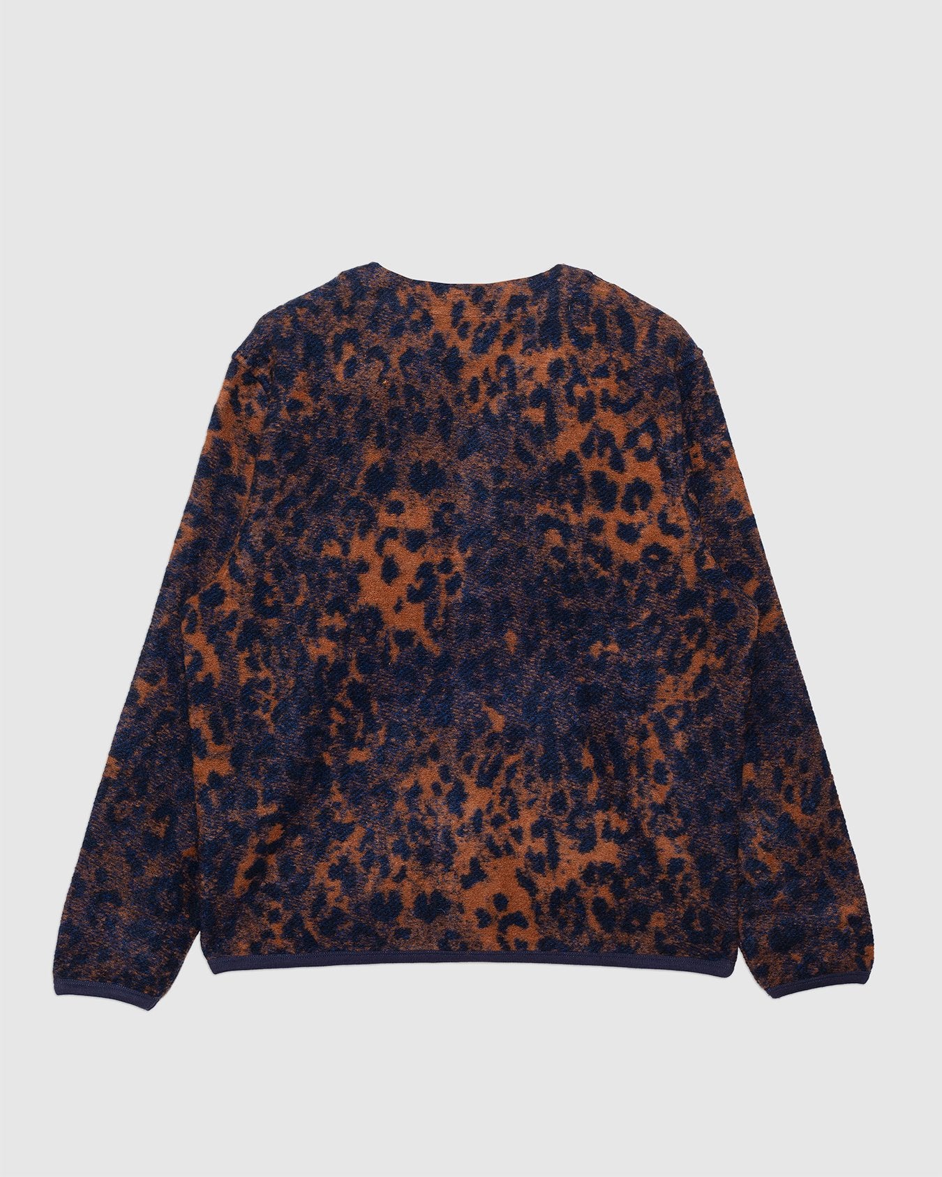 Cardigan Dark Navy/Brown Night Leopard – Uncle Otis Clothing