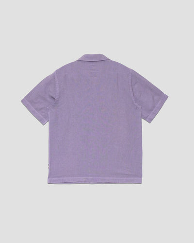 Hemp Camp Collar Shirt - Purple Ash