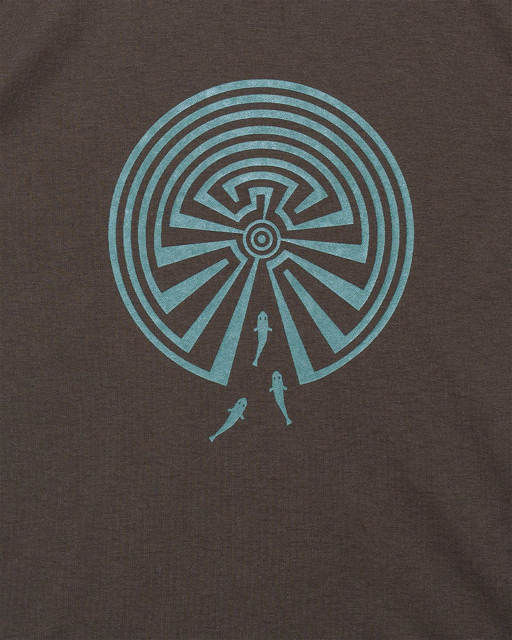 Maze Crew Neck T-Shirt - Olive