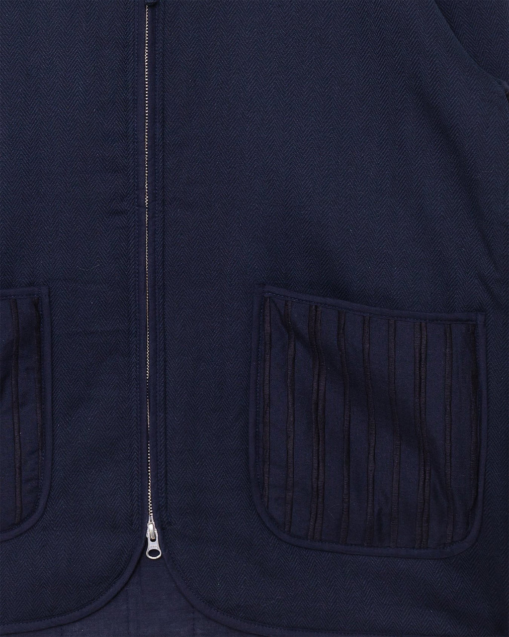 Amardeep Quilted Jacket Navy KCHEW01