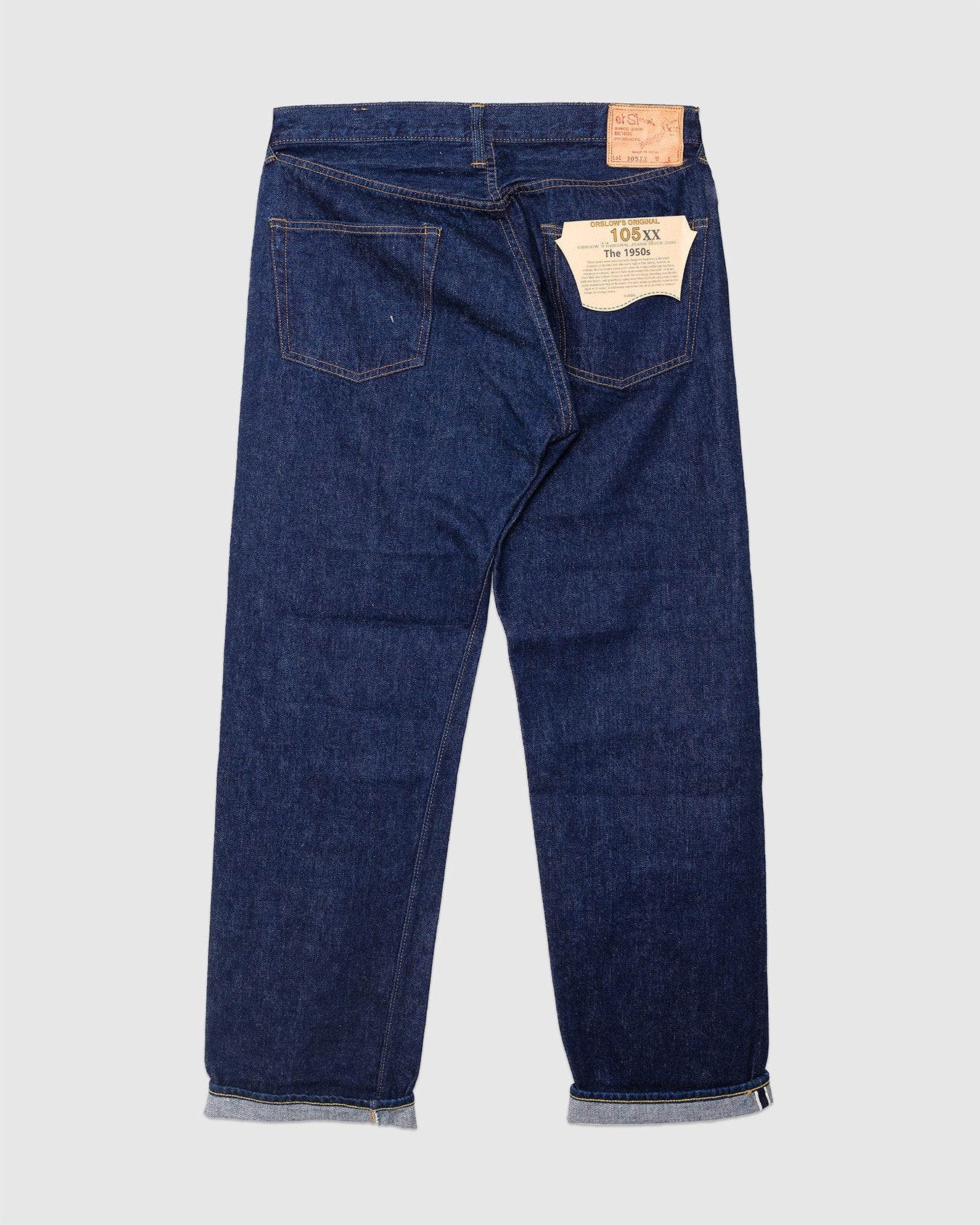 105XX The 1950s Selvedge Denim One Wash