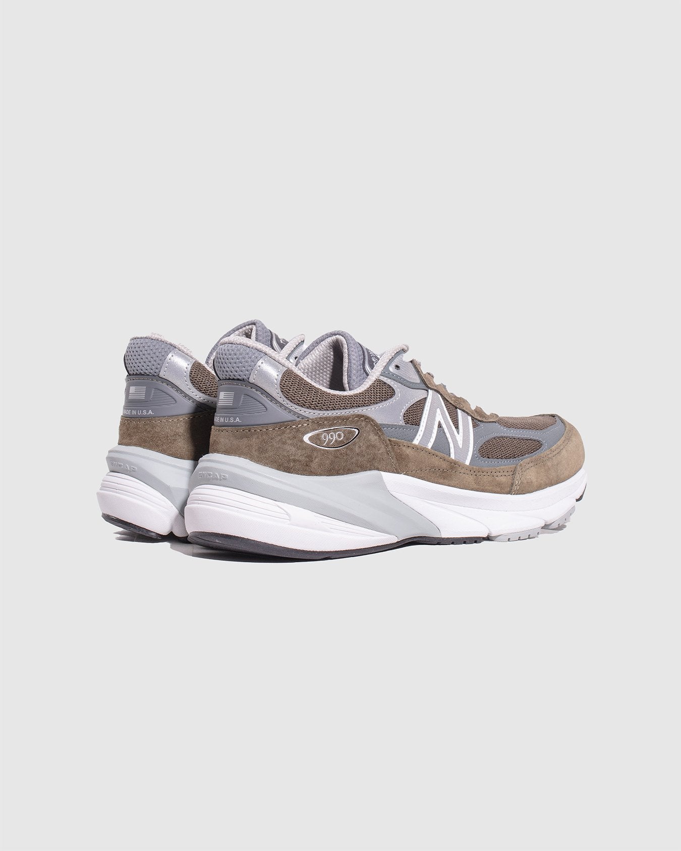 990v6 Made in USA - Olive/ Grey