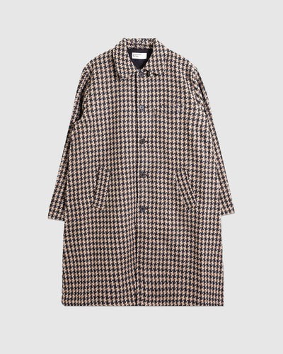 Long Swing Coat Cortina Tweed Sand