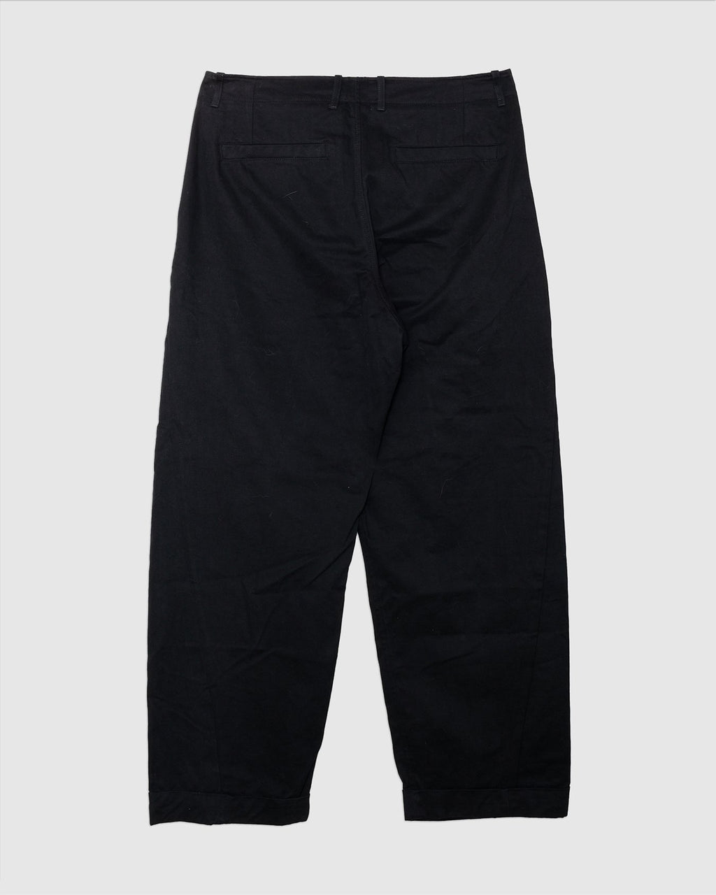 Bobby Wide Pleated Trousers Black
