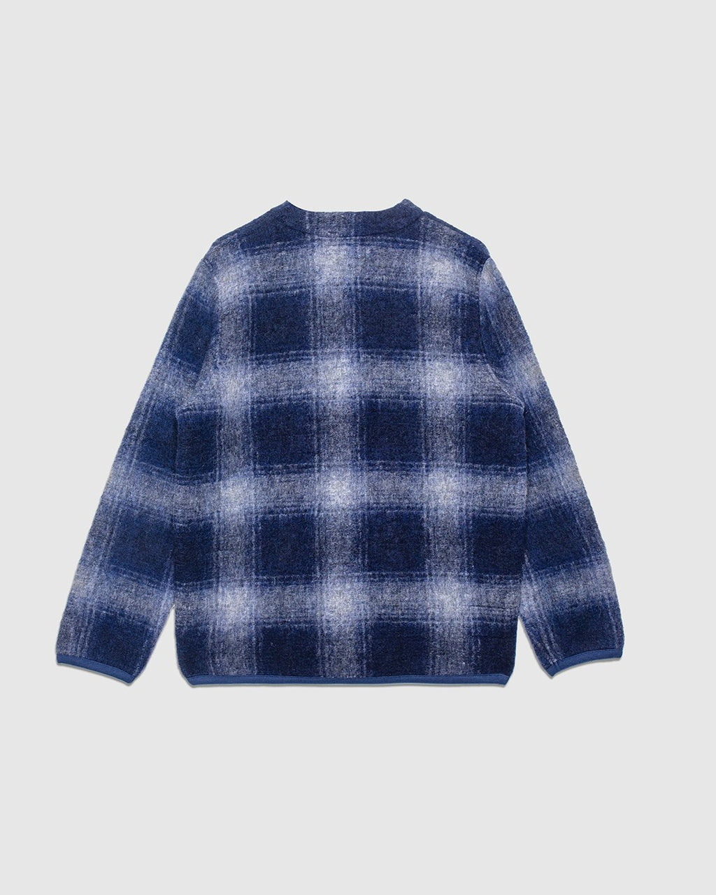 Fresco Fleece Cardigan - Navy/ Grey