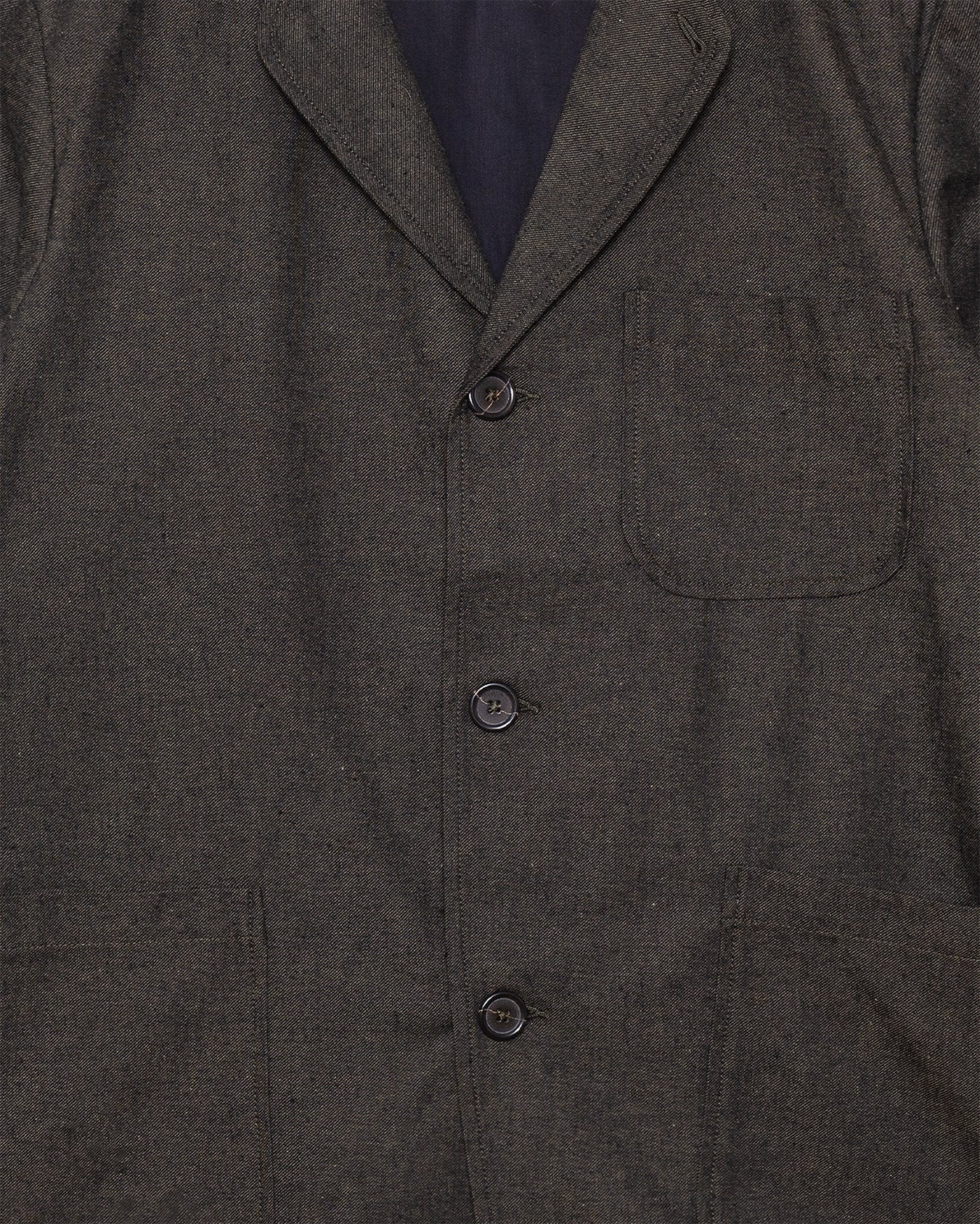 Three Button Jacket Olive Lucca Suiting