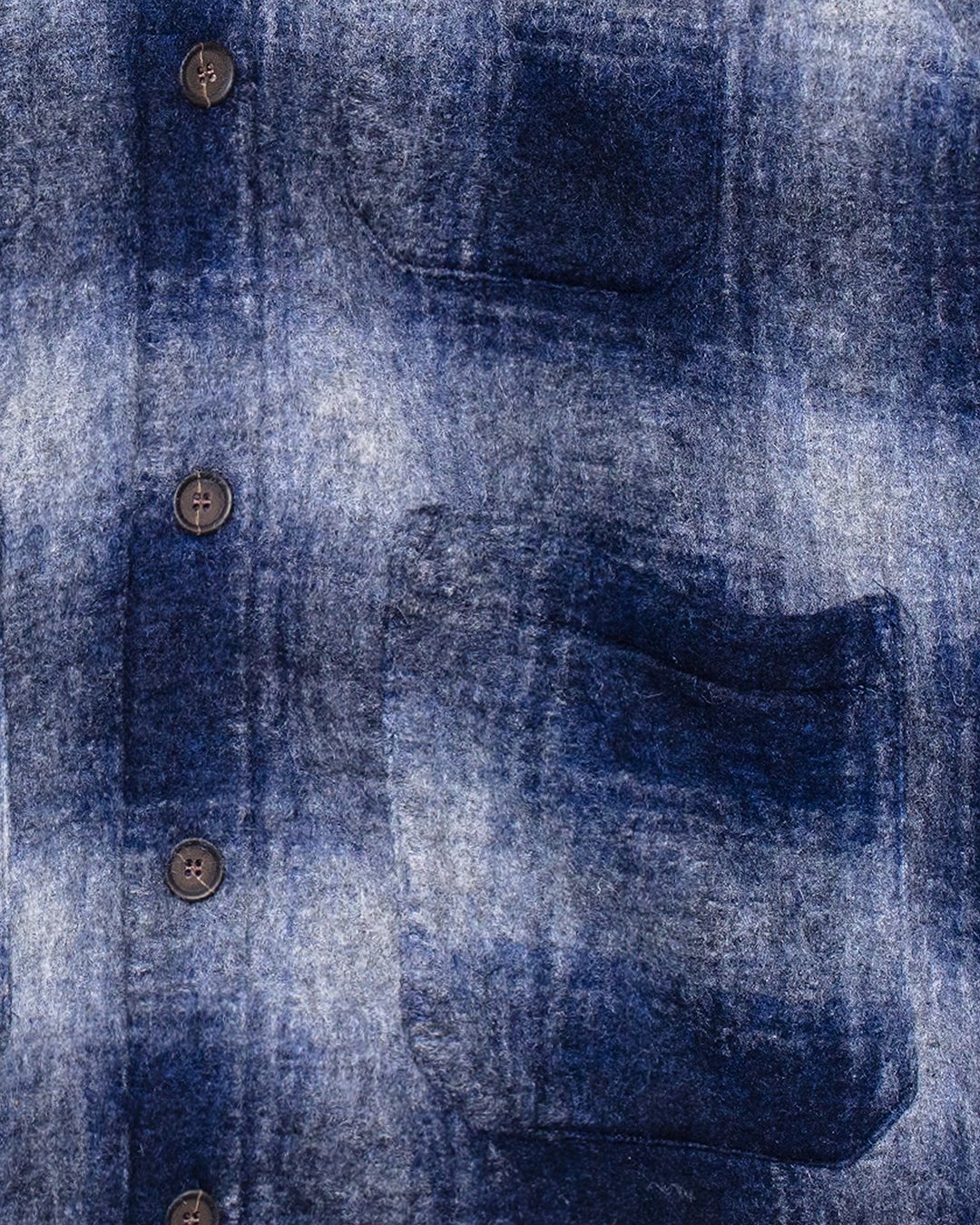 Fresco Fleece Cardigan - Navy/ Grey