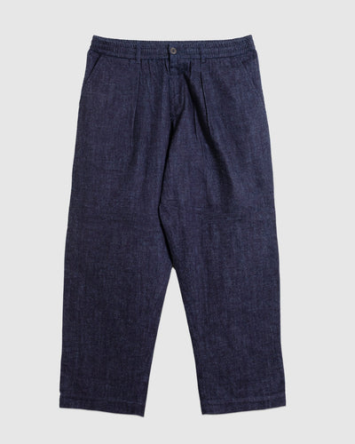 Oxford Pant Brushed Denim Indigo