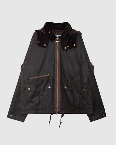 Re-Engineered Bardon Spey Wax Jacket Olive