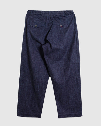 Oxford Pant Brushed Denim Indigo