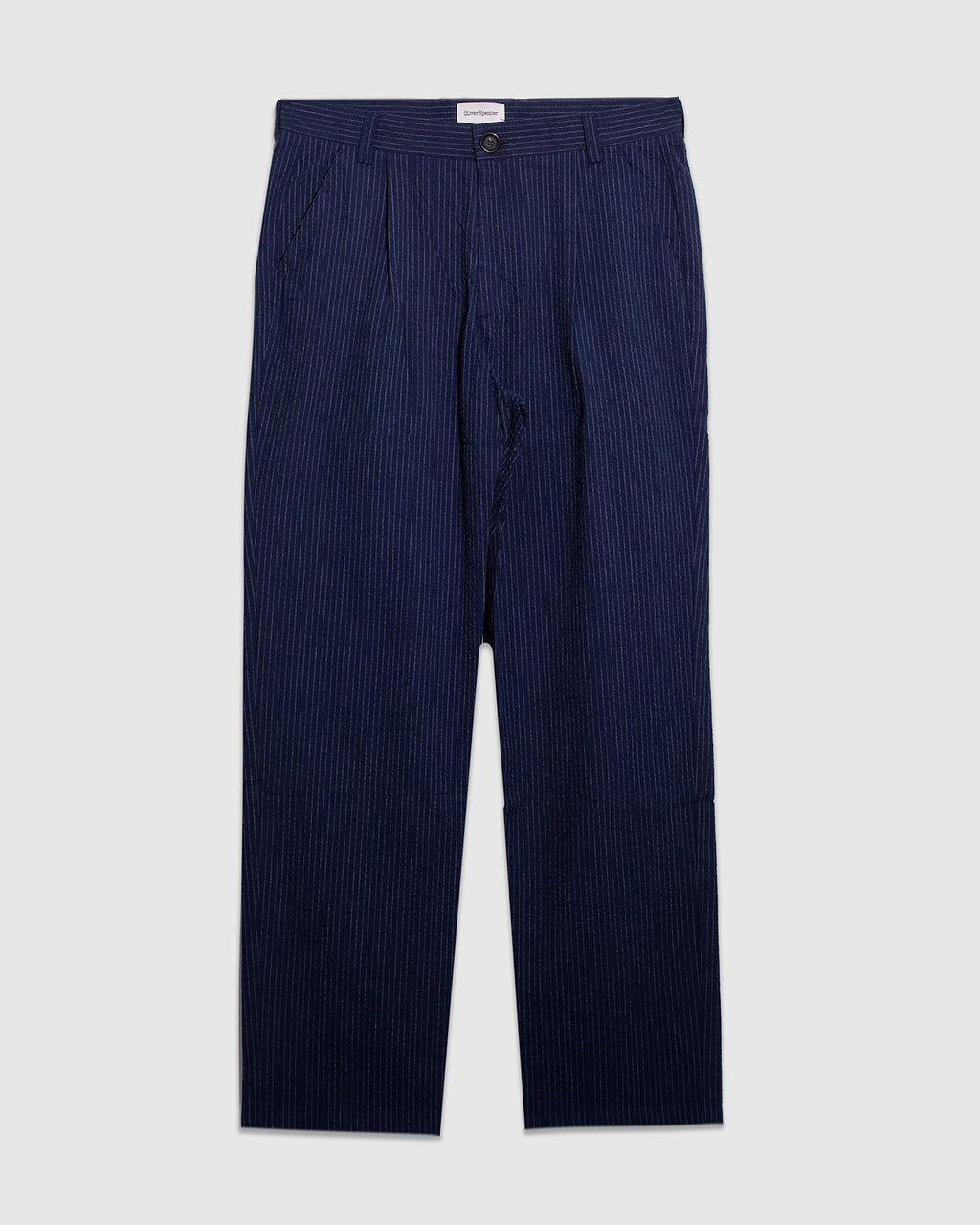Morton Pleated Trousers - Granville Navy