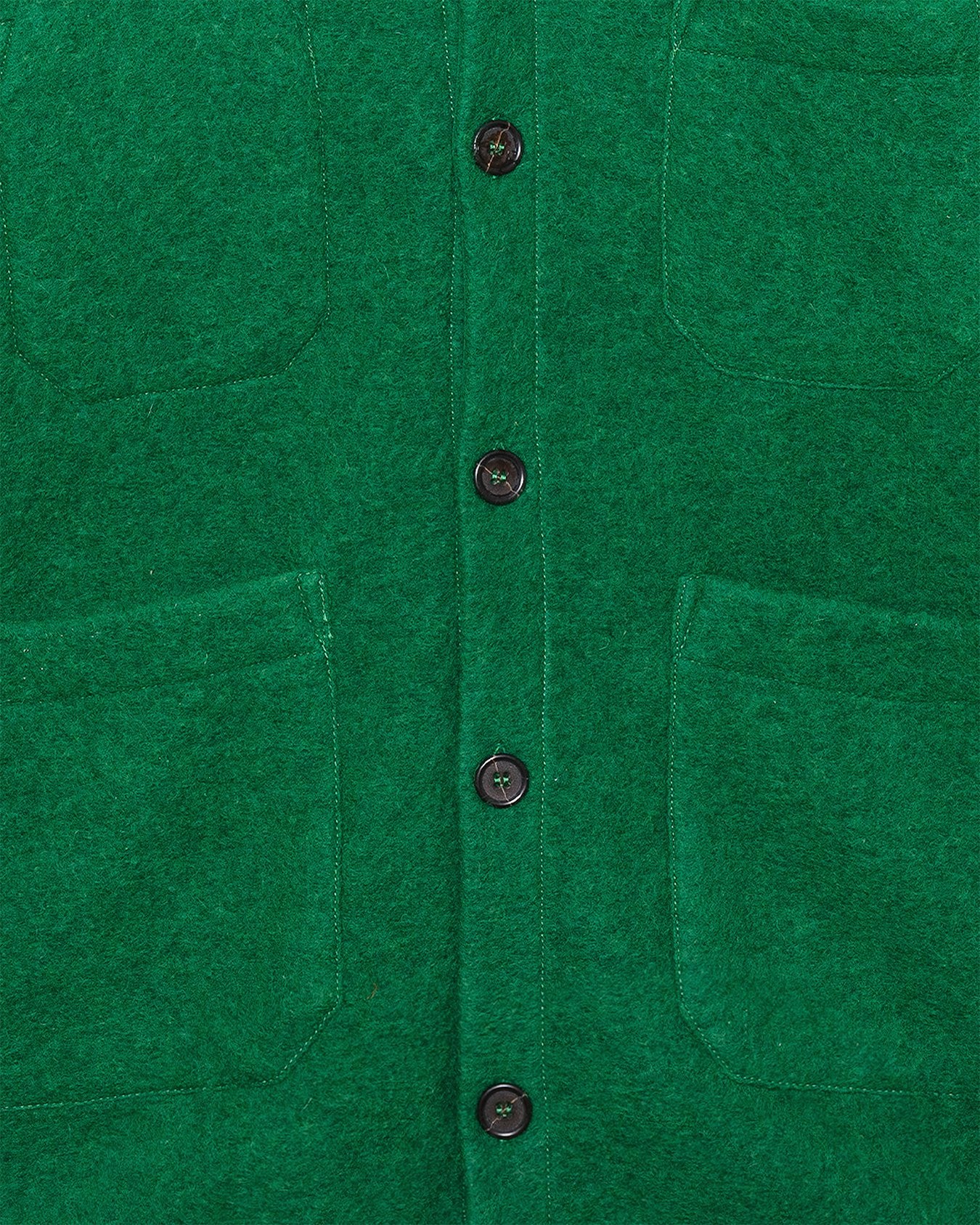 Cardigan Wool Fleece Green