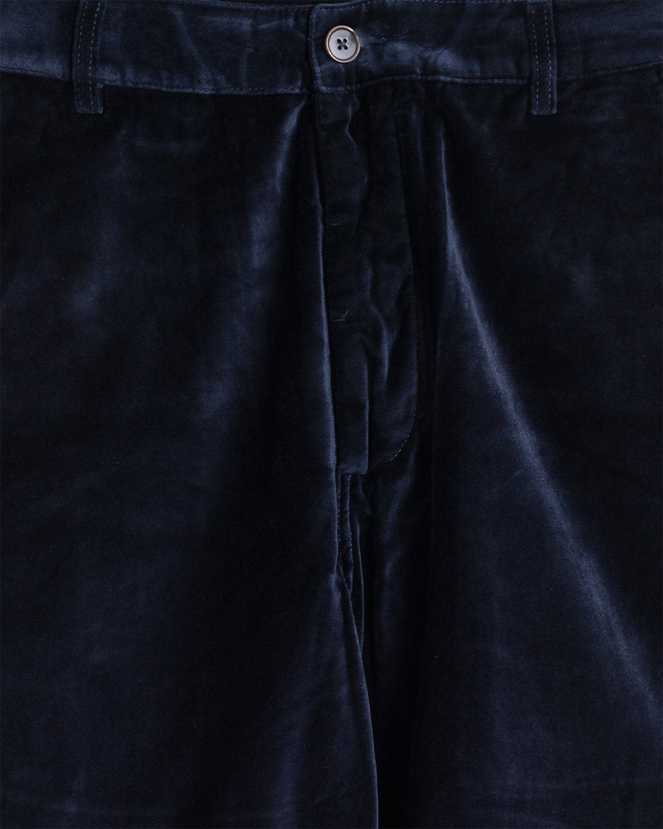 Military Chino Velveteen Navy