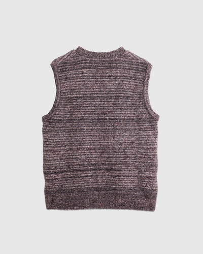 Graves V Neck Vest Stirling Black Multi