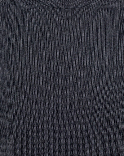 Navy Crewneck Black