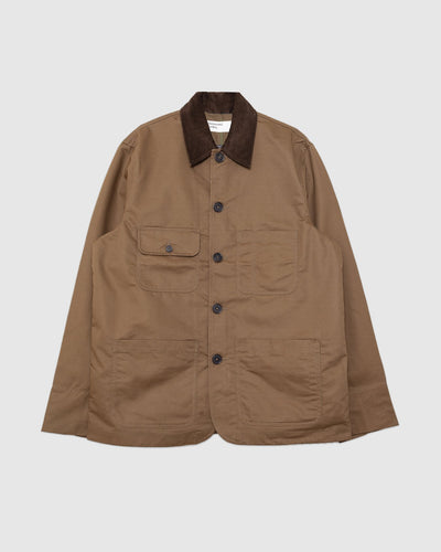 Merchant Jacket Khaki Brushed Polytech