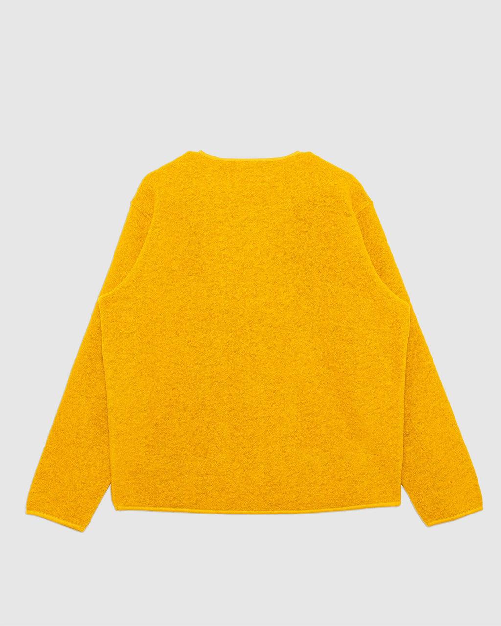 Zip Liner Jacket Yellow Wool Fleece