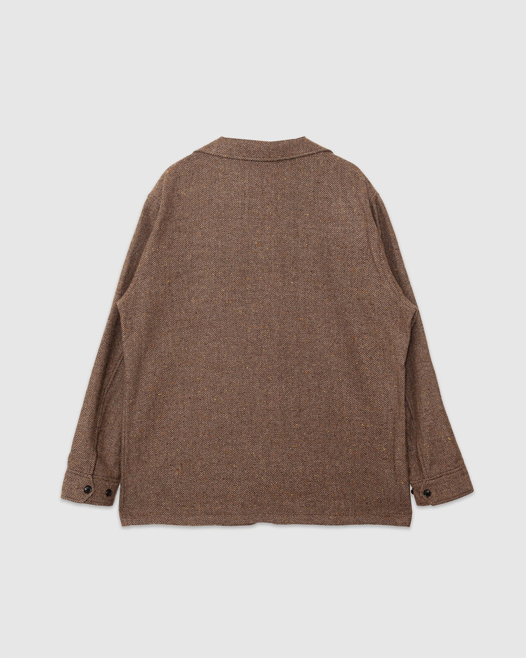 Pen Jacket Wool Nep Tweed Brown