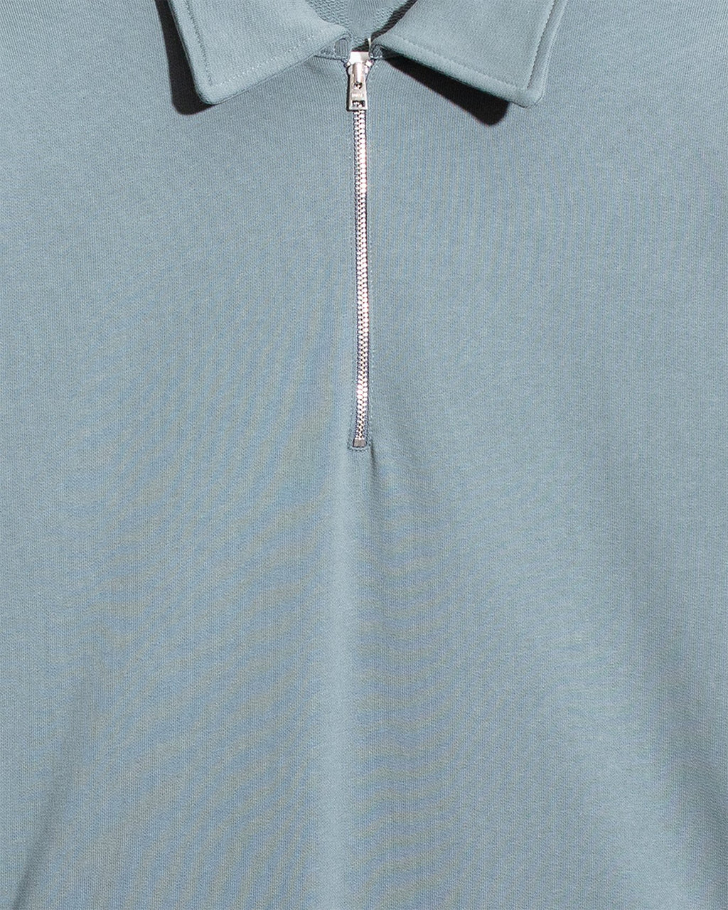 Ketel Relaxed Half Zip - Greyish Blue