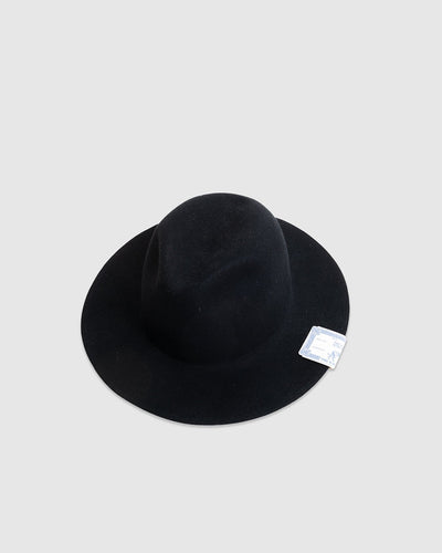 Travelers Hat 100% Merino Wool - Black