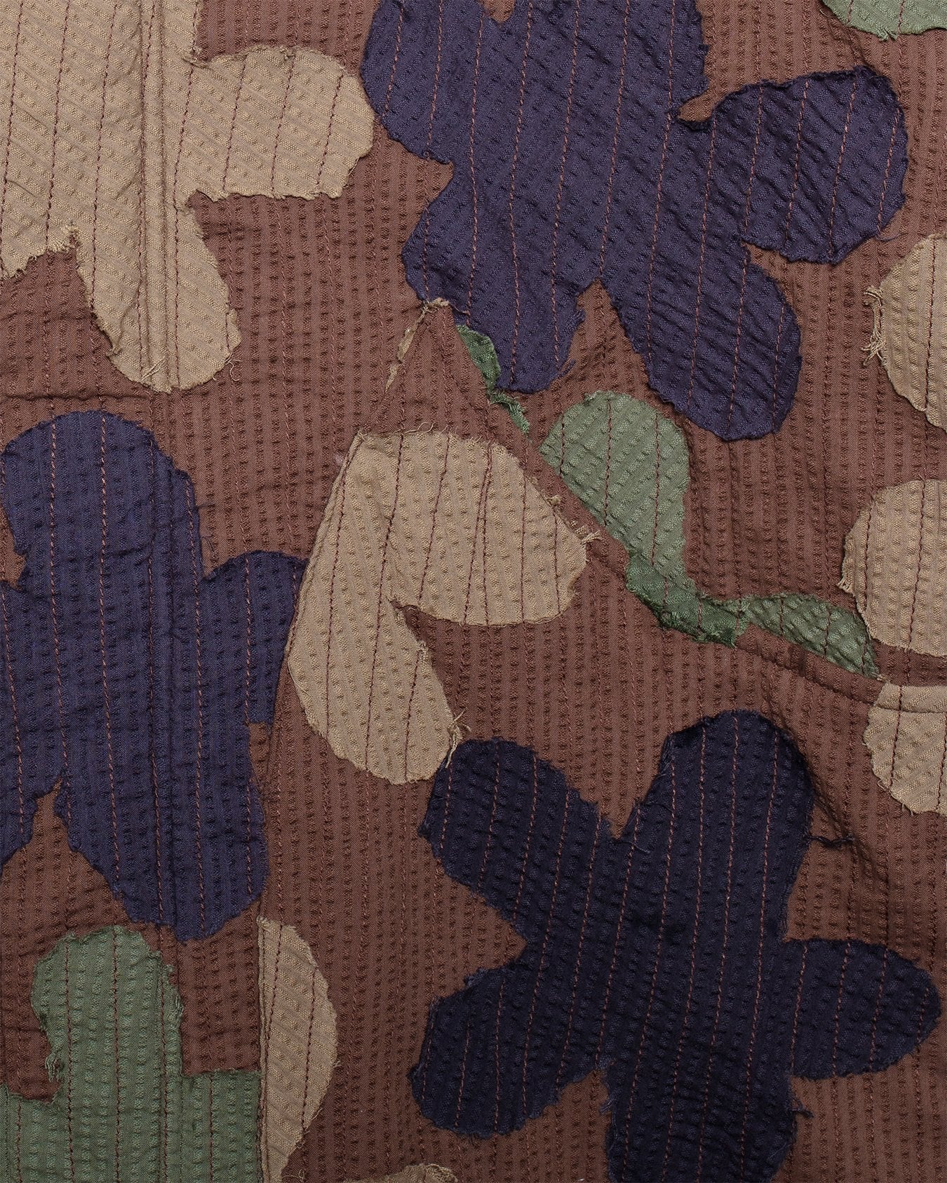 Santos Quilted Long Coat Multi SPW10