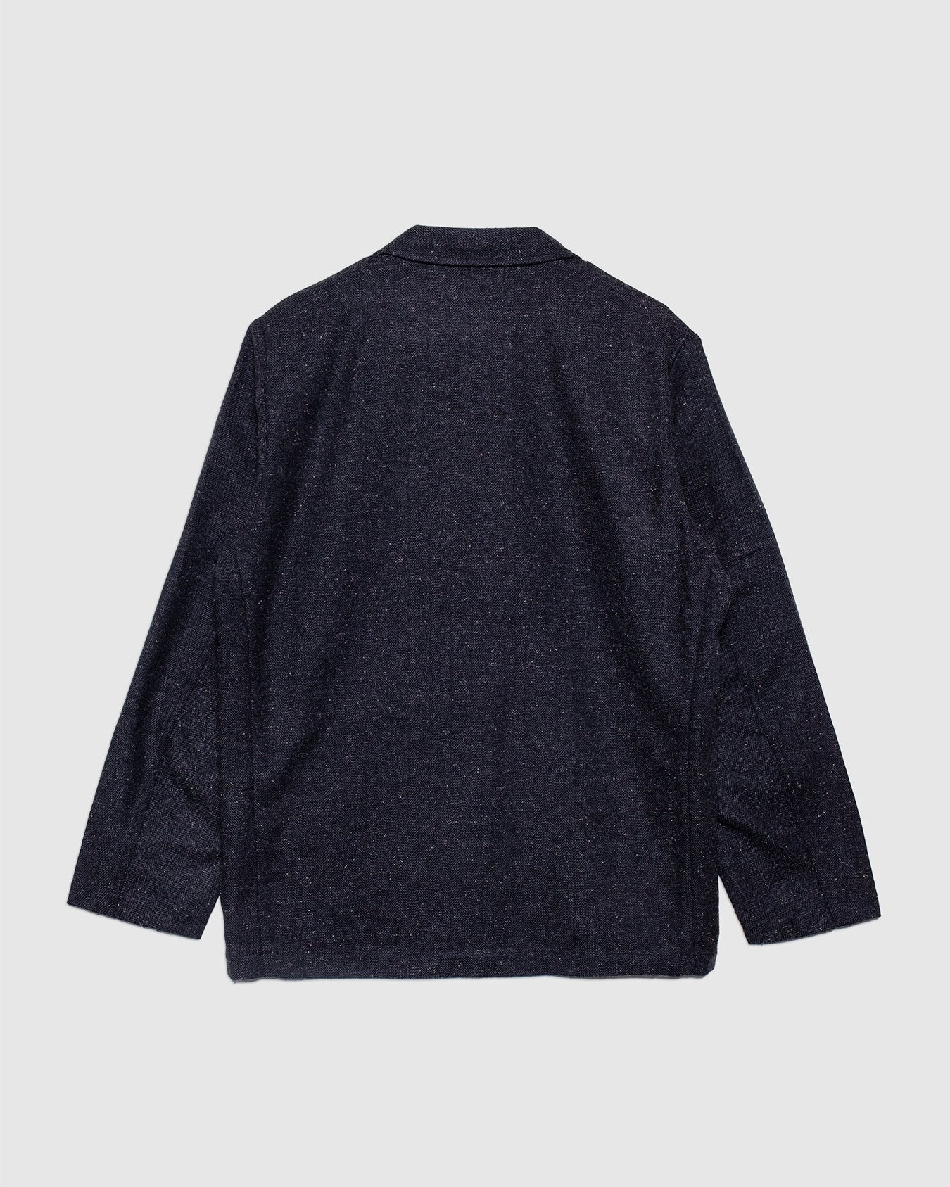 Three Button Jacket Black Salt N Pepper Tweed