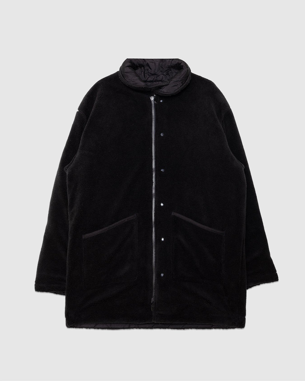 Military Reversible Down+Boa N-1 Type Jacket Black/Black