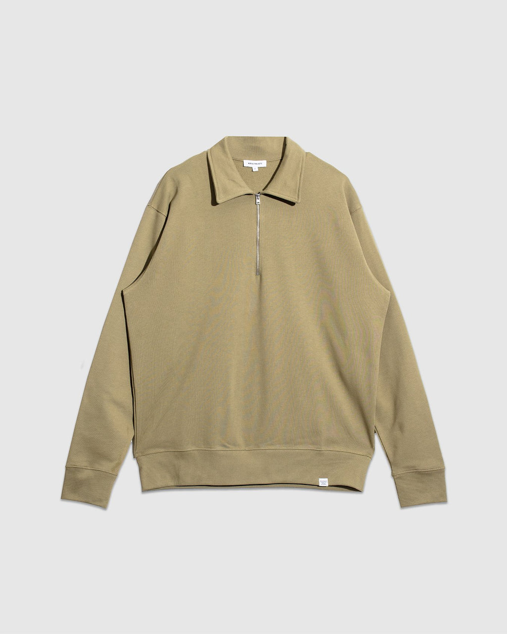Ketel Relaxed Half Zip - Moss Green