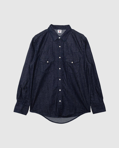 Western Shirt Blue Denim