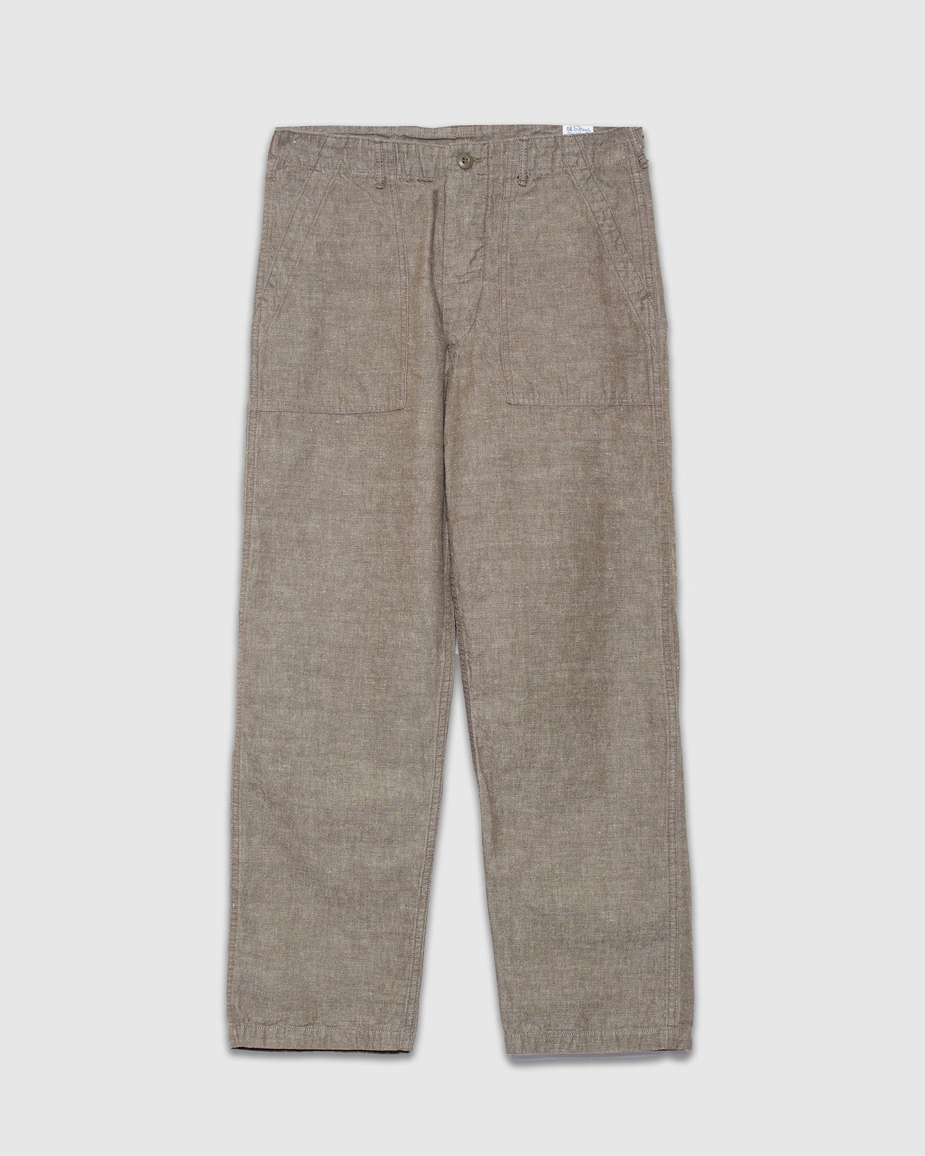 Chambray Fatigue Pants (Regular Fit) - Dusty Olive