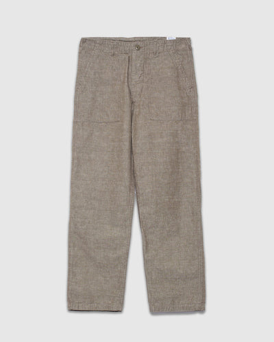 Chambray Fatigue Pants (Regular Fit) - Dusty Olive