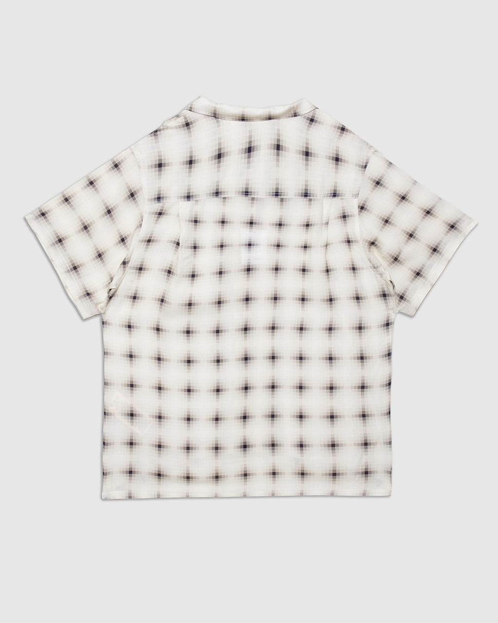 Digi Plaid Camp Shirt - Ivory