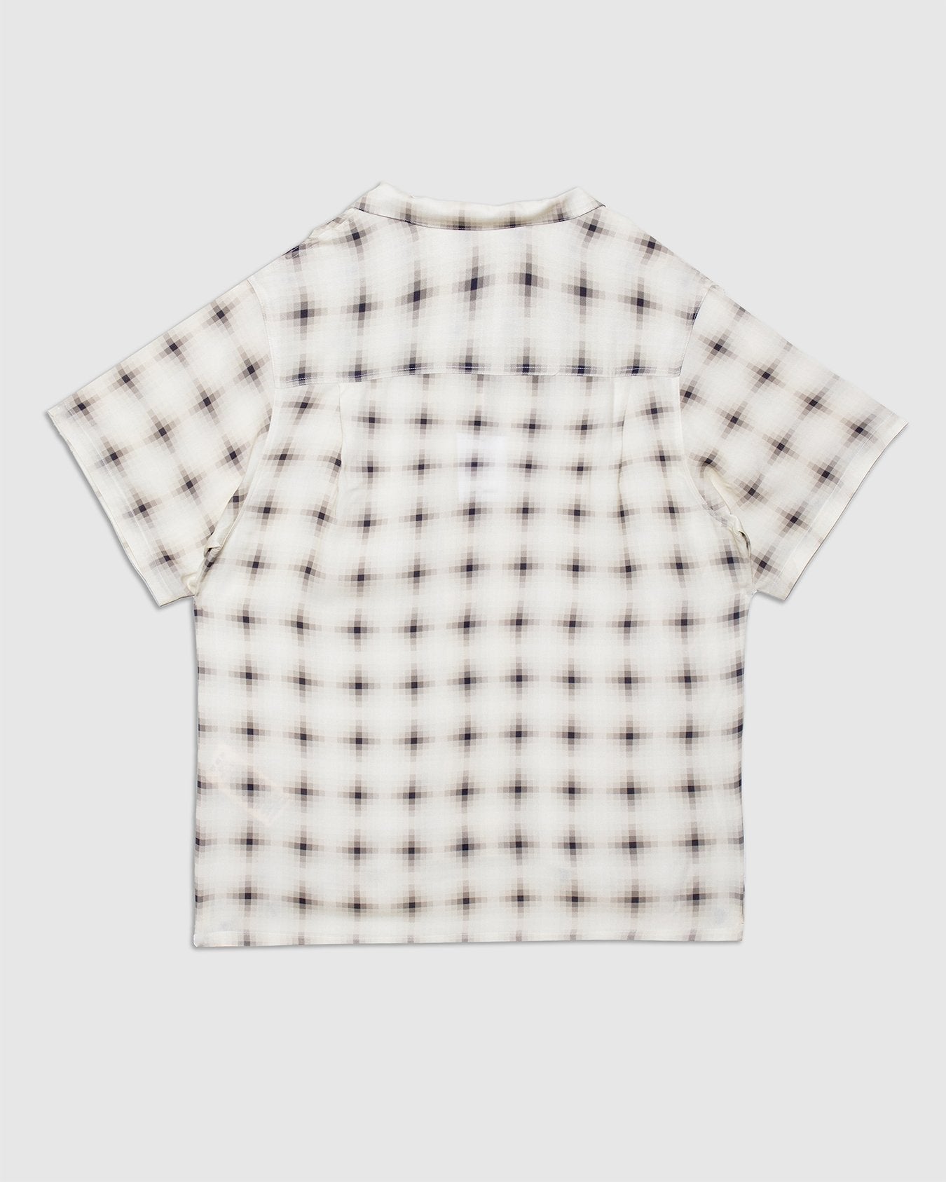 Digi Plaid Camp Shirt - Ivory