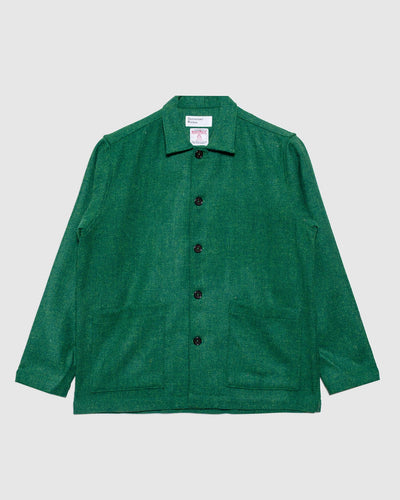 Easy Jacket Green Harris Tweed