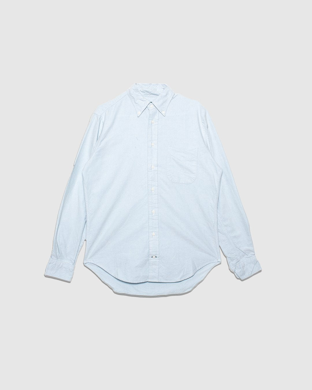 Brushed Fall Oxford - Blue