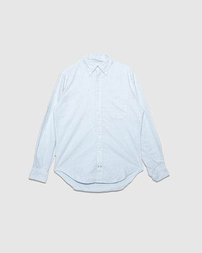Brushed Fall Oxford - Blue