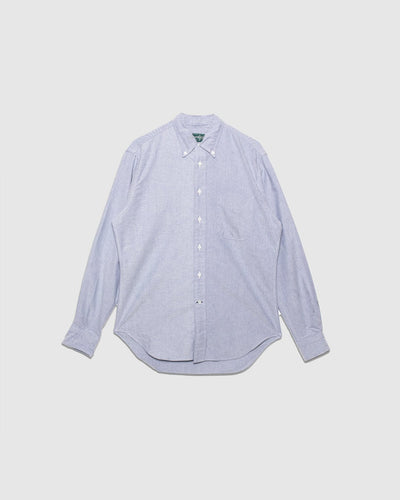 Brushed Fall Oxford - Navy
