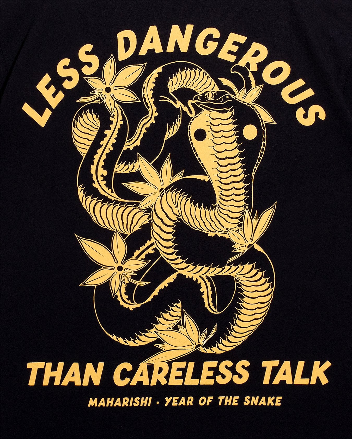 Year of the Snake Less Dangerous T-Shirt - Black