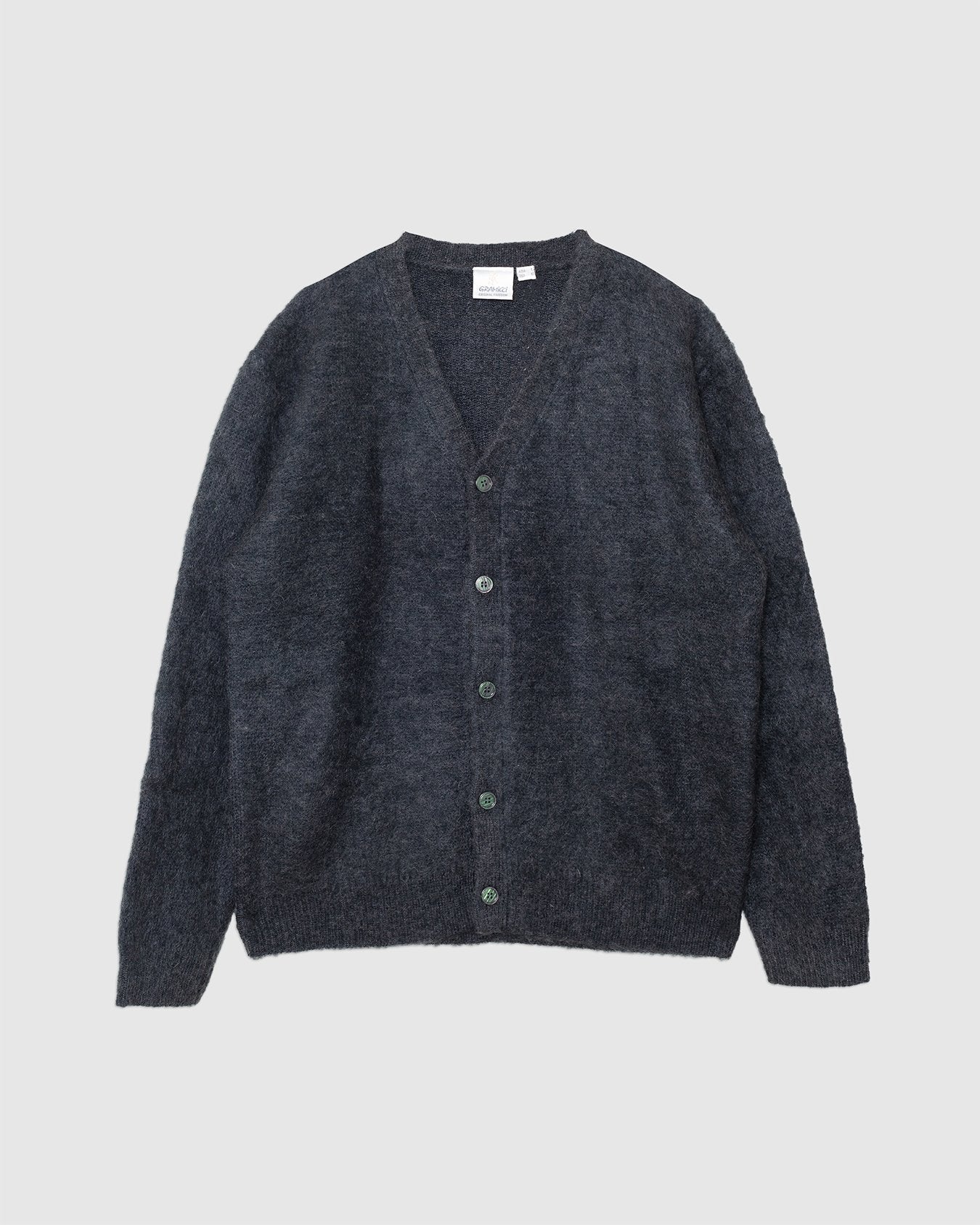 Mohair Cardigan Charcoal