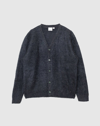 Mohair Cardigan Charcoal