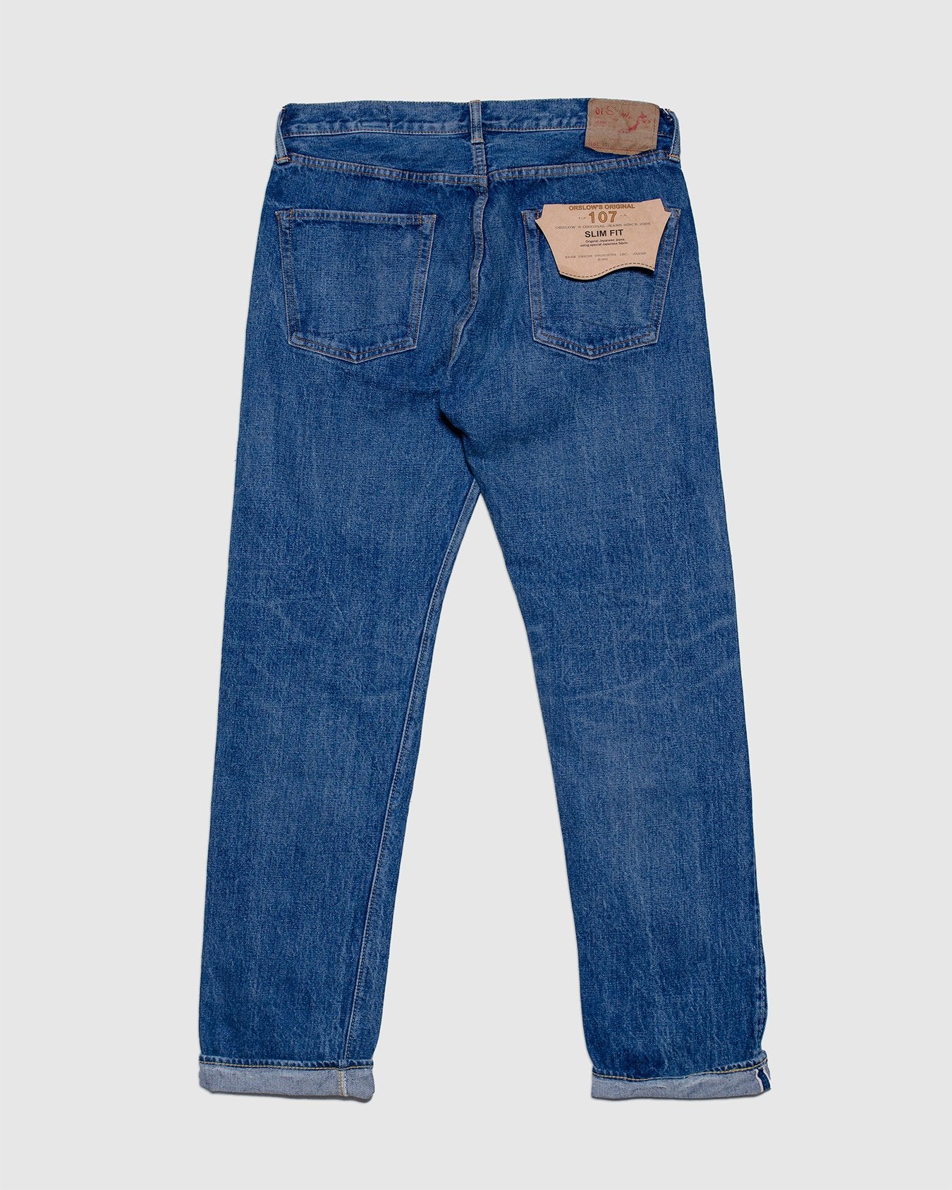 107 Ivy Fit Denim Selvedge - 2 Year Wash – Uncle Otis Clothing
