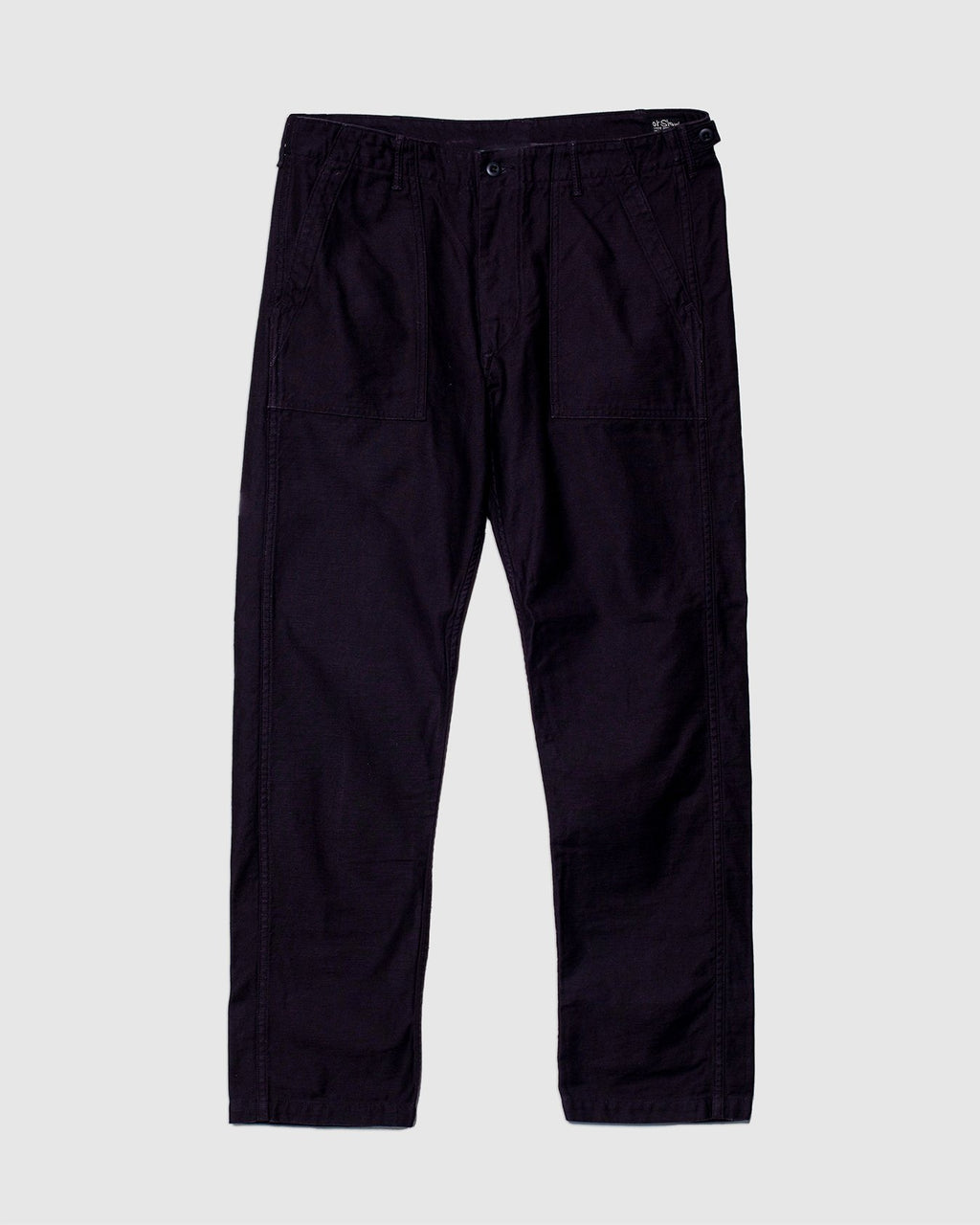 Slim Fit Fatigue Pant - Black