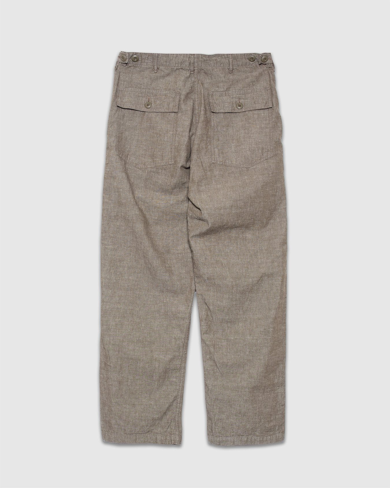 Chambray Fatigue Pants (Regular Fit) - Dusty Olive