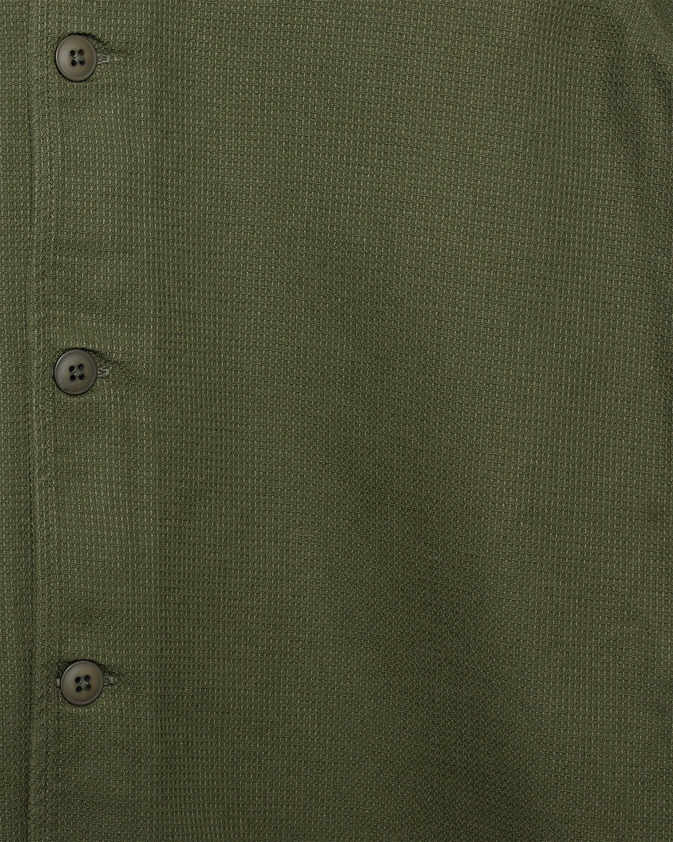 Veloso Shirt Green Waffle Box Fit