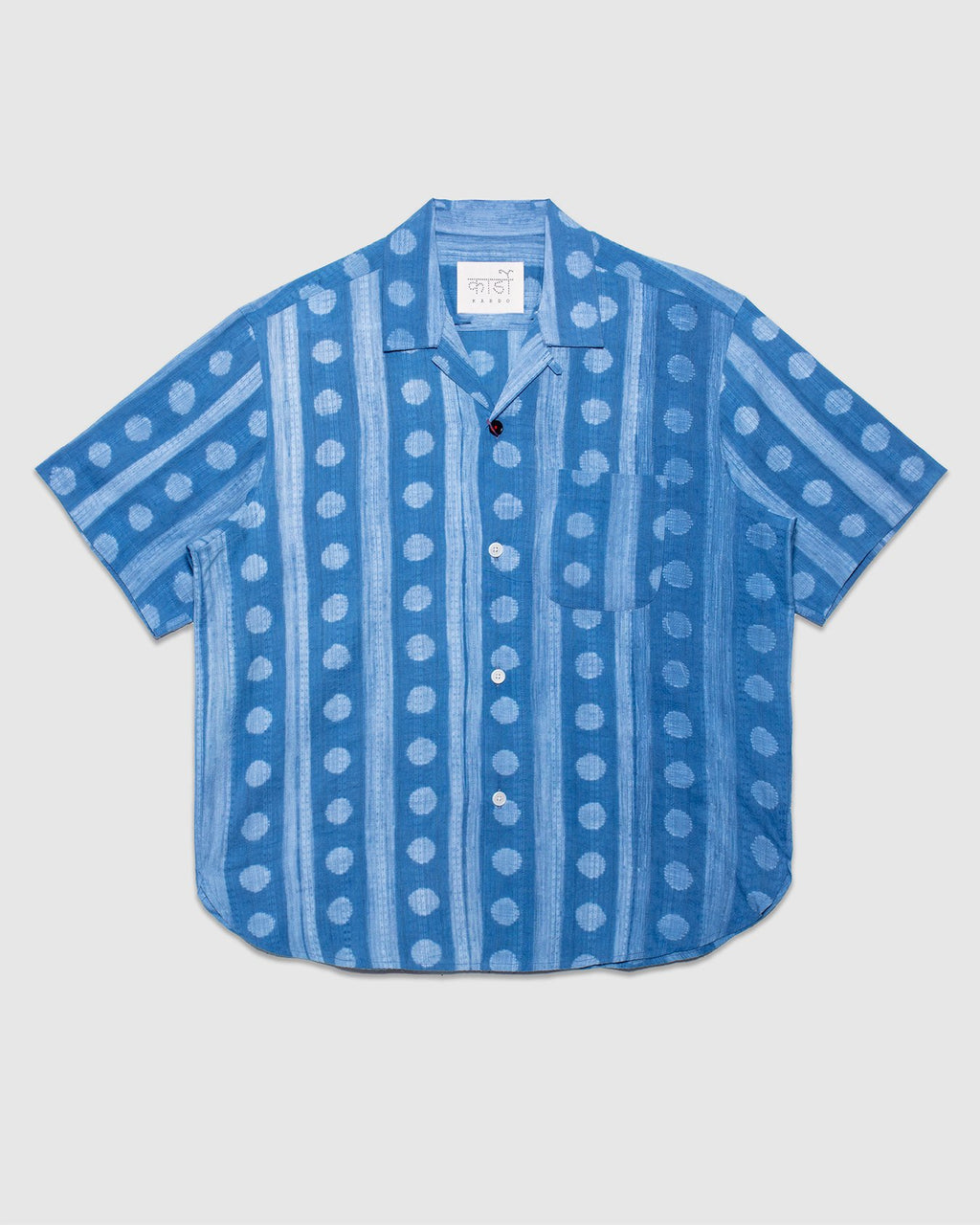 Ronen Shirt Shibori 15 Light Indigo