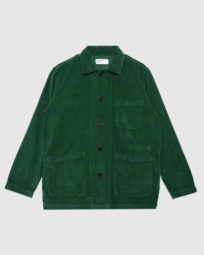 Bakers Overshirt Green Fine Corduroy